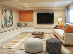 aménagement sous-sol moderne