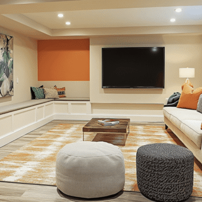 aménagement sous-sol moderne